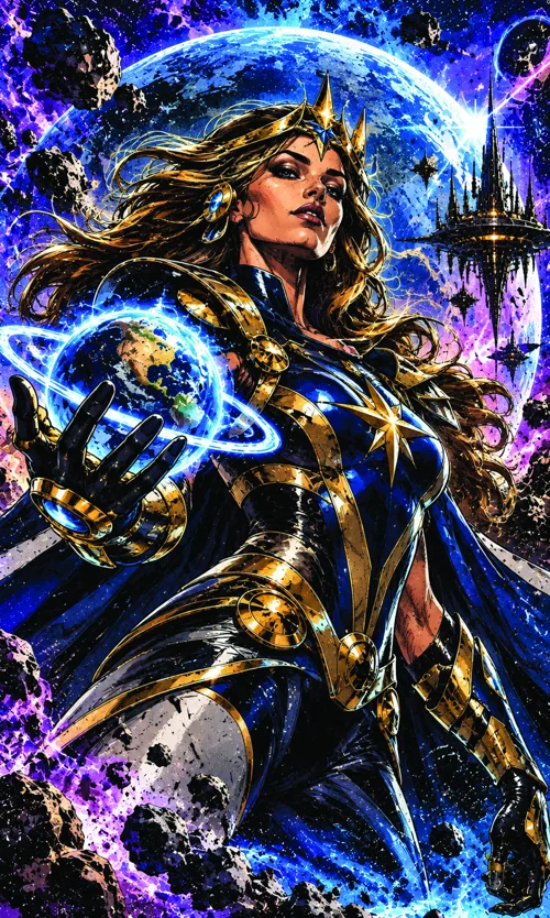 Cyber oracle character card